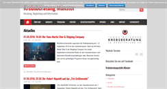 Desktop Screenshot of krebsberatung-muenster.de